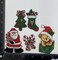 5-Piece Christmas Iron-On Patch Bundle – Santa, Tree, Stocking & Holiday Appliqués